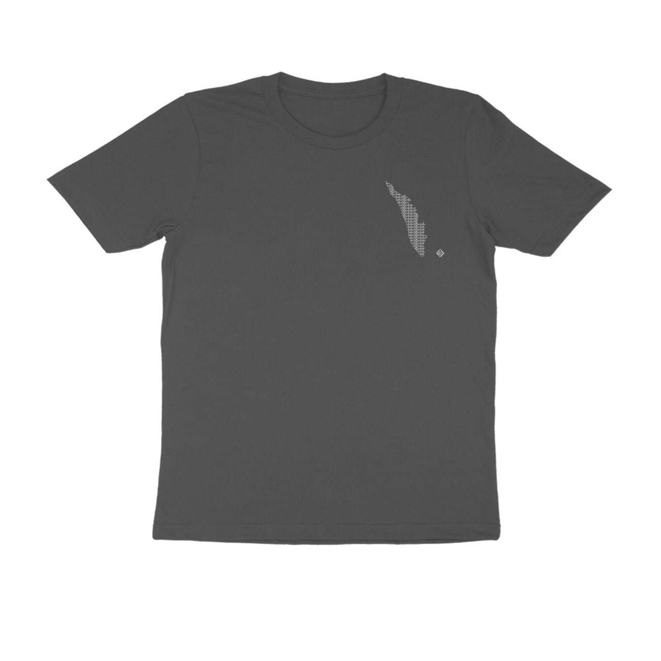 Kerala GeoLingo // White Print T-shirt for Men