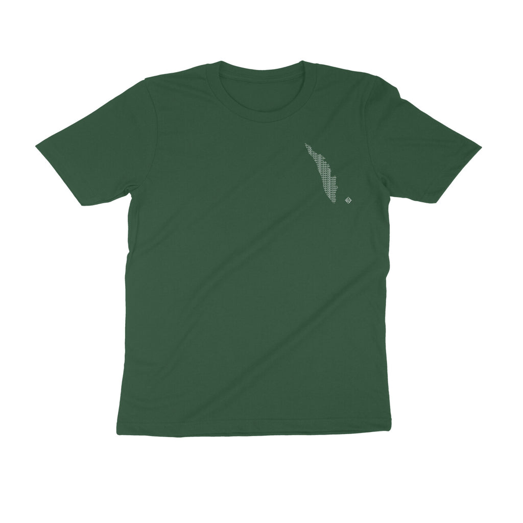 Kerala GeoLingo // White Print T-shirt for Men
