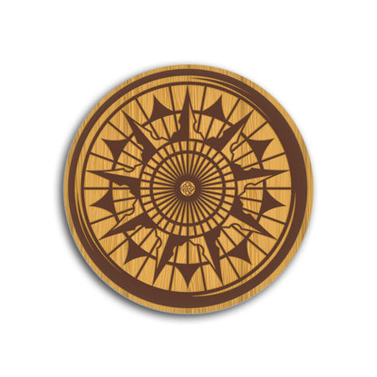 Compass Coaster Pack of 12