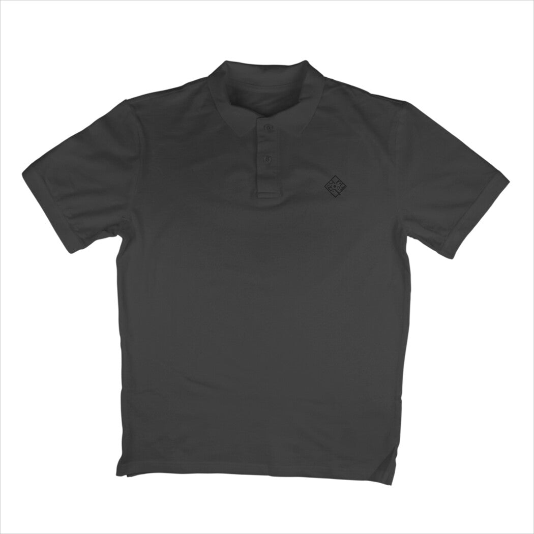 PRYTK Solid Black // Polo