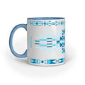 Geometric Blue Mug