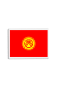 Kyrgyzstan Flag Patch