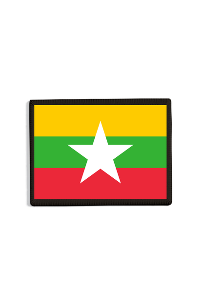 Myanmar Flag Patch