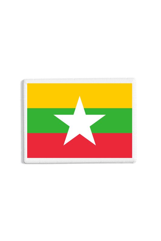 Myanmar Flag Patch