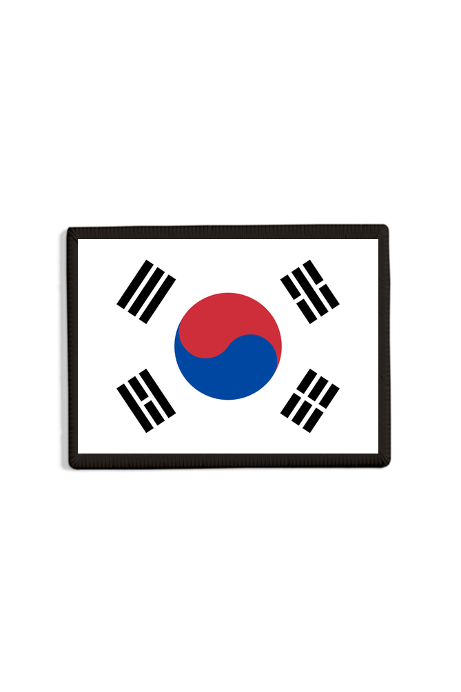 South Korea Patch Black