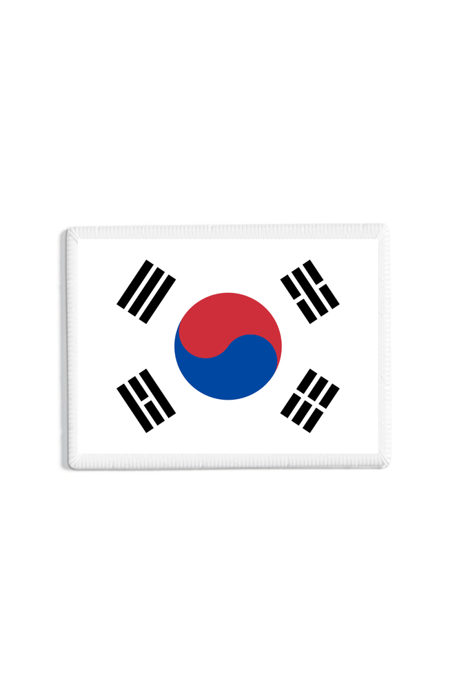 South Korea Patch White