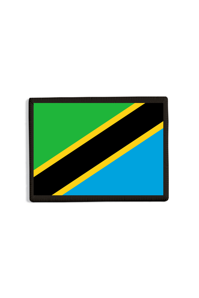 Tanzania Flag Patch Black